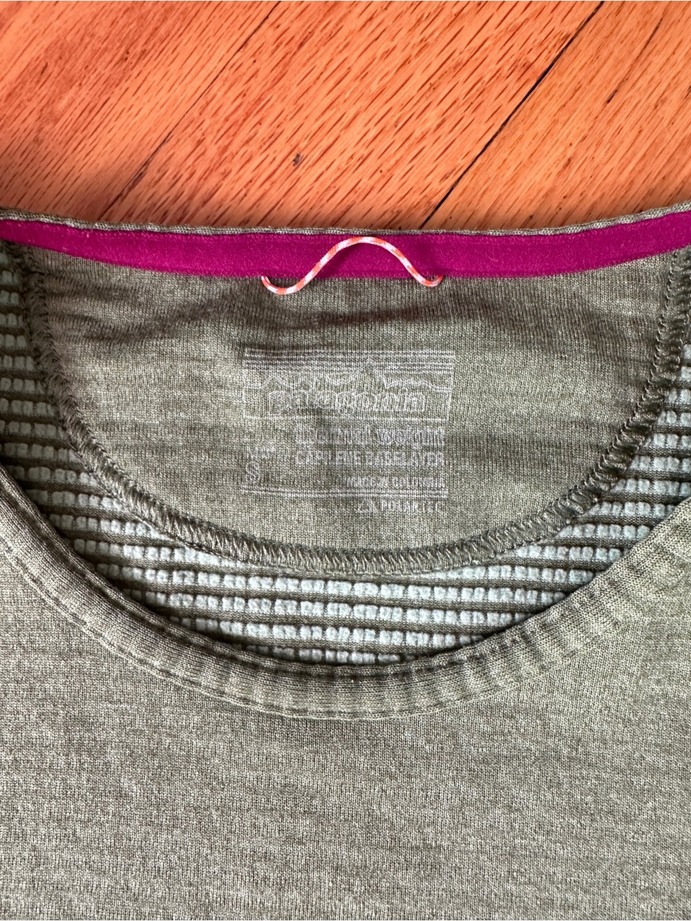 Patagonia Capilene 3 Midweight Crew Baselayer Top Women’s M OlivGreen Long Sleev - Picture 7 of 13